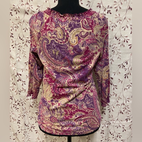 Lauren Ralph Lauren - Women’s Pullover Blouse - Picture 2 of 7